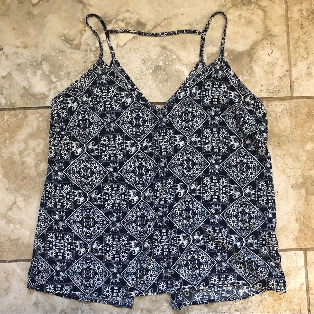 Love Tree size S Elephant Print Tank Top - Picture 4 of 6